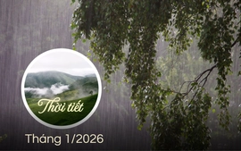 Một số lưu ý về thời tiết, khí hậu tháng 1/2026