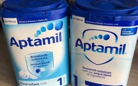 Gỡ thông tin về sữa bột Aptamil không đạt