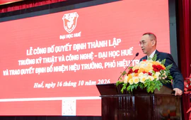 PGS.TS Nguyễn Quang Lịch làm Hiệu trưởng Trường Kỹ thuật và Công nghệ - Đại học Huế