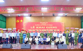 Trường Cao đẳng Kỹ nghệ II, Bộ Công an khai giảng khóa đào tạo nghề cho 1.597 học viên