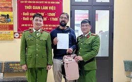 Công an Lào Cai giúp du khách Pháp tìm được tài sản cá nhân qua tín hiệu định vị GPS