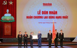 Báo Nhân Dân đón nhận Huân chương Lao động hạng Nhất, kỷ niệm 75 năm Ngày ra số đầu