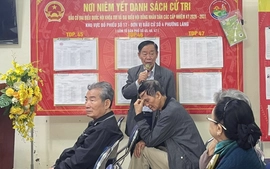 Không khí rộn ràng, lan toả khắp các khu dân cư trước thềm bầu cử