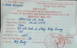 Cử tri đi bầu cử cần xuất trình những loại giấy tờ nào?