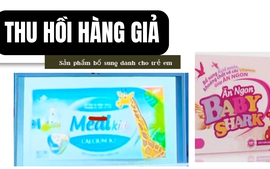Phát hiện sản phẩm “ăn ngon” và bổ sung canxi dành cho trẻ em là hàng giả