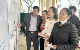 Cử tri trên quê hương Bác phấn khởi đi bầu cử từ sáng sớm