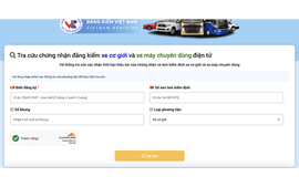 Cục Đăng kiểm hướng dẫn tra cứu giấy chứng nhận kiểm định điện tử
