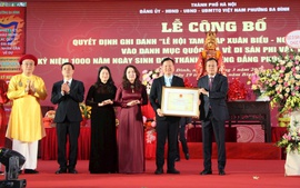 Công bố quyết định ghi danh Lễ hội Tam giáp vào danh mục quốc gia Di sản văn hóa phi vật thể