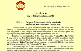 Phát động “Tháng Nhân đạo 2026” kiến tạo sinh kế, an sinh bền vững