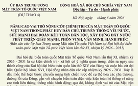 Lấy ý kiến nhân dân vào Báo cáo chính trị trình Đại hội Mặt trận Tổ quốc Việt Nam lần thứ XI