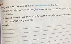Vở bài tập Tin học lớp 3 chứa link website "đen": Đơn vị phát hành thông báo khẩn, công an vào cuộc làm rõ