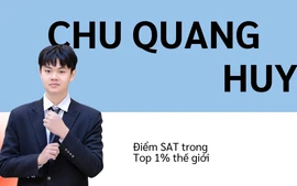 Chu Quang Huy - nam sinh chuyên Lý đạt SAT top 1% thế giới, chạm ngõ Stanford University
