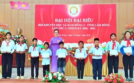 Đại hội đại biểu Hội Khuyến học xã Đam Rông 4 (Lâm Đồng) lần thứ I, nhiệm kỳ 2026-2031