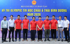 Việt Nam giành 2 Huy chương Vàng Olympic Tin học Châu Á Thái Bình Dương năm 2026