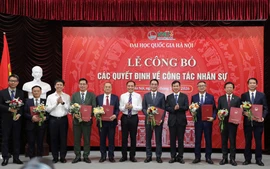 Đại học Quốc gia Hà Nội bổ nhiệm hiệu trưởng của nhiều đơn vị thành viên