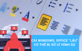 Phạt tù tới 3 năm đối với hành vi vi phạm bản quyền Windows, Office