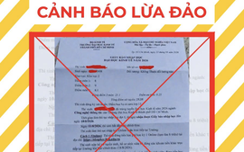 Đại học cảnh báo giấy báo nhập học giả mạo kèm yêu cầu chuyển khoản học phí