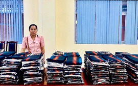 Khởi tố vụ án xâm phạm quyền tác giả, khởi tố bị can Hoàng Thị Bích Ngọc - In vải áo dài Đất Lành