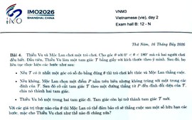 Đề thi Olympic Toán quốc tế 2026 (ngày 2)