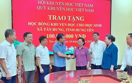 Tiếp thêm động lực trên hành trình "Học không bao giờ cùng" tại xã Tân Hưng