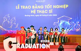 Trường Đại học Hạ Long trao bằng tốt nghiệp năm 2026 và vinh danh thủ khoa các ngành