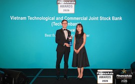 Techcombank lập kỷ lục 4 năm liên tiếp được vinh danh “Ngân hàng tốt nhất Việt Nam” bởi FinanceAsia
