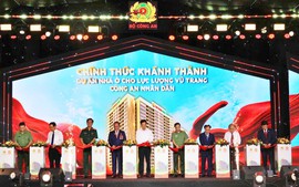 Khánh thành nhà ở cho lực lượng vũ trang Công an nhân dân tại Đông Hưng Thuận