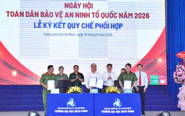 Trường Đại học Bách khoa và Công an Thành phố Hồ Chí Minh ký quy chế phối hợp bảo vệ an ninh