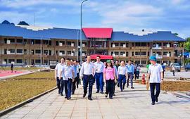 Trường Phổ thông nội trú Tiểu học và THCS Mường Khương được chọn làm điểm cầu truyền hình lễ khai giảng