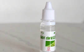 Lô thuốc nhỏ mắt Natri clorid 0,9% bị thu hồi toàn quốc, doanh nghiệp bị phạt 50 triệu đồng
