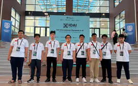 Lần đầu tiên tham dự Olympic Trí tuệ nhân tạo quốc tế, học sinh Việt Nam đoạt 7 huy chương