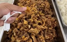 Vụ cơm bán trú "toàn tóp mỡ": Trường nói do chế biến nên bị nhầm lẫn, định lượng suất ăn chưa bảo đảm