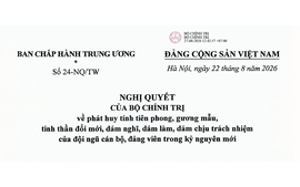 Nghị quyết 24-NQ/TW của Bộ Chính trị: Chuyển đổi tư duy đảng viên sang kiến tạo, hành động