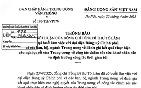 Kết luận của Tổng Bí thư Tô Lâm về chăm sóc sức khoẻ nhân dân