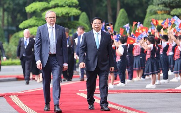 Thủ tướng Phạm Minh Chính đón và hội đàm với Thủ tướng Australia, 2 nước trao đổi nhiều văn kiện hợp tác quan trọng