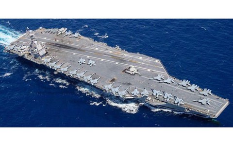 Mỹ triển khai tàu sân bay lớn nhất USS Gerald Ford