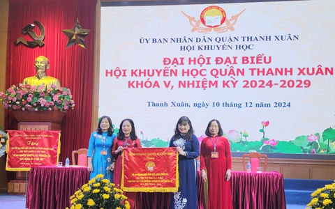 Hà Nội: Đại hội đại biểu Hội Khuyến học quận Thanh Xuân nhiệm kỳ 2024-2029