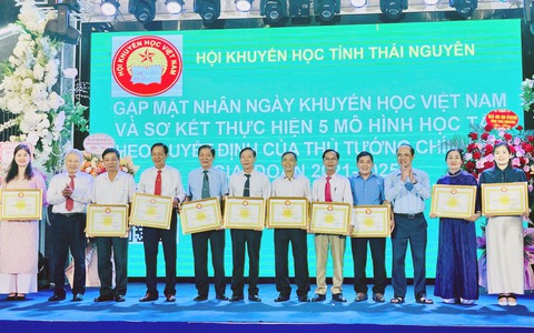 Hội Khuyến học tỉnh Thái Nguyên sơ kết 5 năm triển khai 5 mô hình học tập: Lan tỏa tinh thần học tập suốt đời