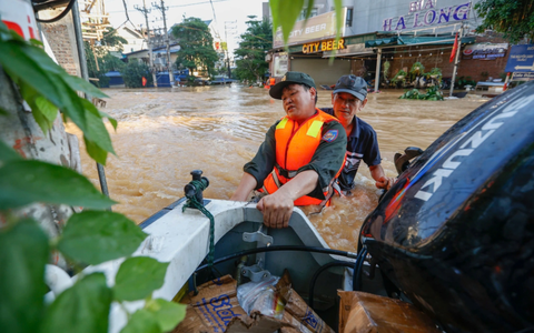 Phân luồng giao thông cao tốc Hà Nội - Thái Nguyên tránh các điểm ngập lụt