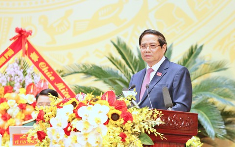 Thủ tướng Phạm Minh Chính dự Đại hội đại biểu Đảng bộ tỉnh Thanh Hoá nhiệm kỳ 2025-2030