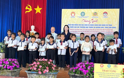 Hội Khuyến học tỉnh Lâm Đồng cùng các đơn vị chung tay vì sự nghiệp "trồng người"