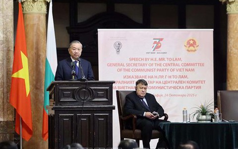 Tổng Bí thư Tô Lâm phát biểu chính sách tại Đại học Sofia - biểu tượng tinh hoa của nền giáo dục Bulgaria