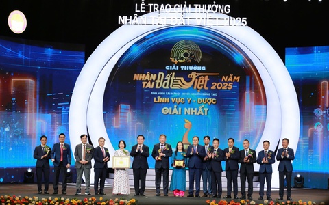Tác giả/nhóm tác giả các công trình đạt Giải thưởng "Nhân tài Đất Việt" năm 2025 thuộc lĩnh vực Y - Dược