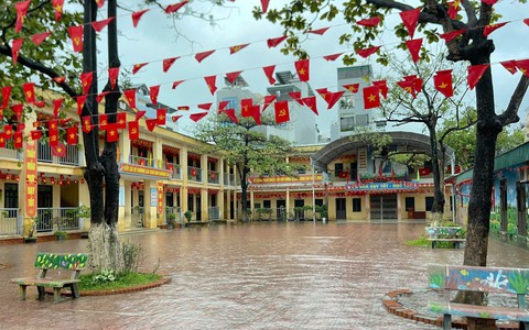 Ngành giáo dục Hà Nội phát thông tin ứng phó với hoàn lưu bão số 11