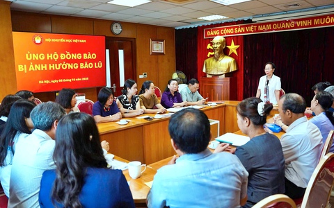 Trung ương Hội Khuyến học Việt Nam phát động ủng hộ đồng bào ảnh hưởng bão lũ