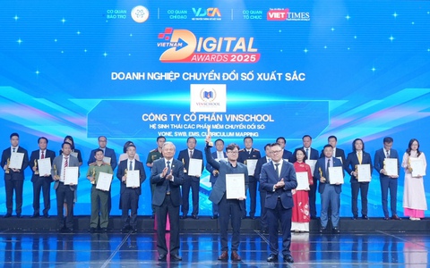 4 giải pháp công nghệ giúp Vinschool đạt giải “Doanh nghiệp chuyển đổi số xuất sắc 2025”