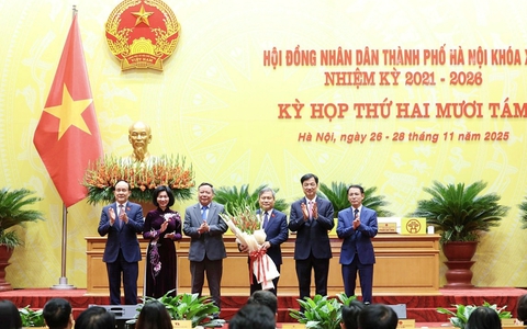 Ông Vũ Đại Thắng được bầu giữ chức vụ Chủ tịch UBND Thành phố Hà Nội