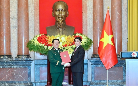 Đại tướng Nguyễn Trọng Nghĩa giữ chức Chủ nhiệm Tổng cục Chính trị Quân đội nhân dân Việt Nam