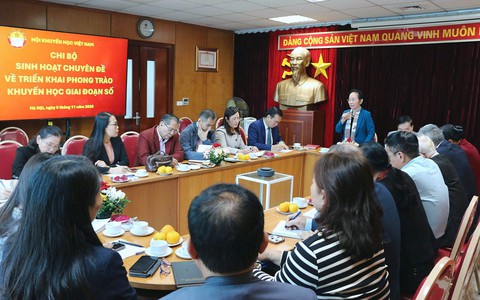 Chi bộ Hội Khuyến học Việt Nam ra chương trình hành động thực hiện khuyến học số 