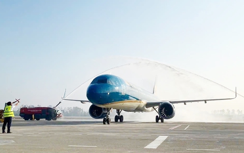 Sân bay Quốc tế Vinh hoạt động trở lại đón 13 chuyến bay trong ngày